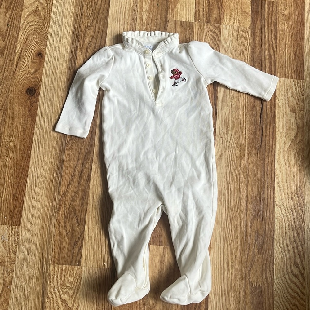 Polo Ralph Lauren Embroidered Bear Coverall